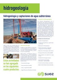 Ficha - hydrogeology SUEZ