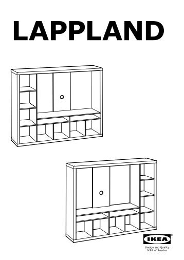 Ikea LAPPLAND - 30285153 - Assembly instructions