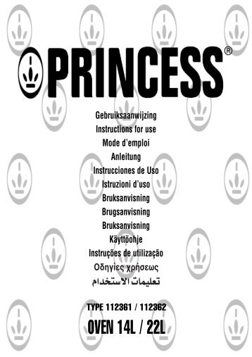 Princess Oven 14L - 112361 - 112361_Manual.pdf
