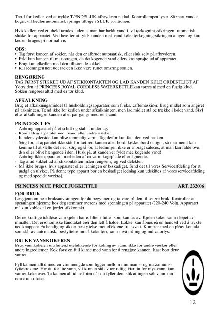 Princess Nice Price Jugkettle - 232006 - 232006_Manual.pdf