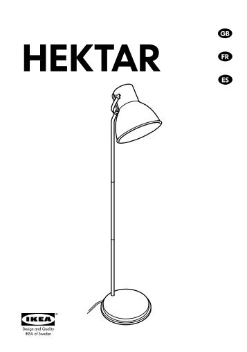 Ikea HEKTAR - 20323481 - Assembly instructions