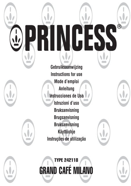 Princess Grand Cafe Milano - 242118 - 242118_Manual.pdf