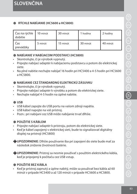 Remington Tondeuse cheveux Remington HC5800 - notice