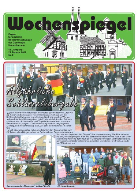 Ausgabe 8/2012 - in der Gemeinde Hohenhameln