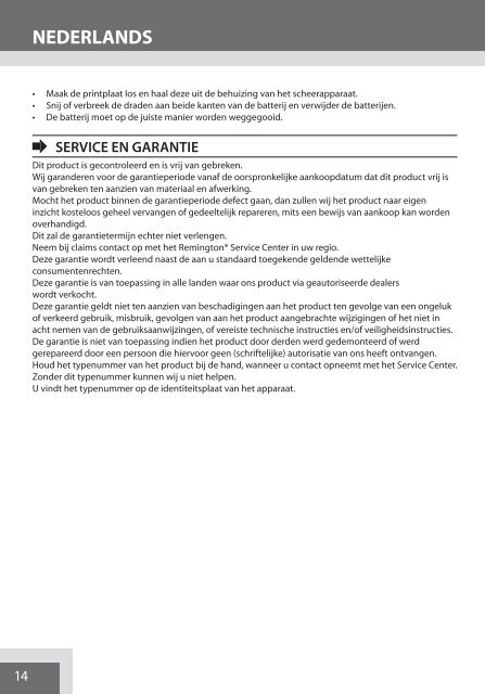 Remington AQ7 - AQ7 mode d'emploi