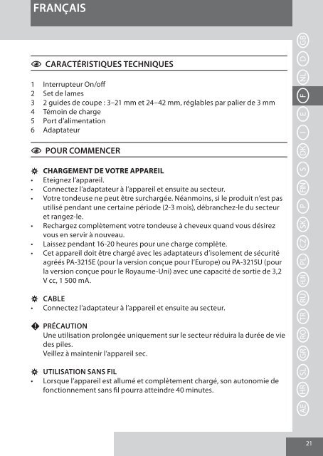 Remington HC5200 - HC5200 mode d'emploi