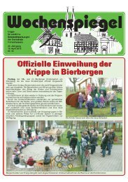 Ausgabe 16/2012 - in der Gemeinde Hohenhameln