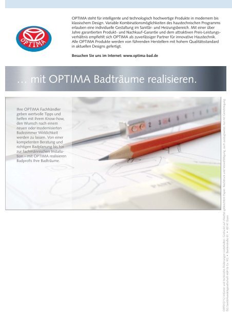 OPTIMA X â Einhebelmischer - Heinrich Schmidt GmbH & Co. KG
