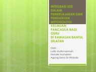 INTEGRASI ESD DALAM PEMBELAJARAN DAN PENGUATAN METODOLOGI KEILMUAN PANCASILA BAGI GURU DI KAWASAN BANTUL SELATAN