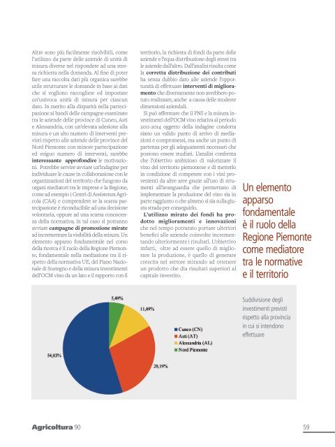 Rivista "Agricoltura" Regione Piemonte - n. 90 Ottobre 2016