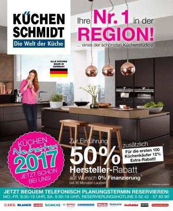 Küchen Schmidt Neuheiten 2017