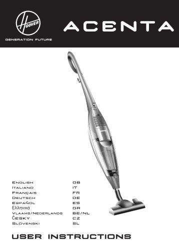 Hoover S 780 E - S 780 E mode d'emploi