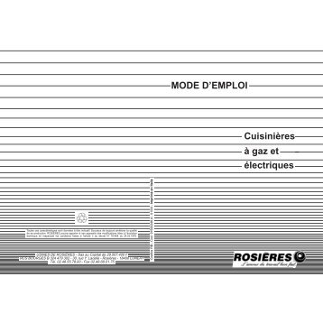 Hoover HGE 54 FX - HGE 54 FX mode d'emploi