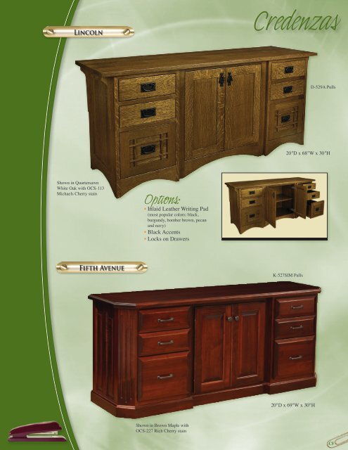 Credenzas