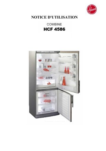 Hoover HCF 4586 - HCF 4586 mode d'emploi