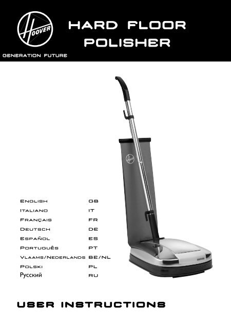 Hoover F 38 PQ - F 38 PQ mode d'emploi