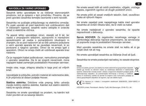 Hoover RU70_RU31011 - RU70_RU31011 mode d'emploi