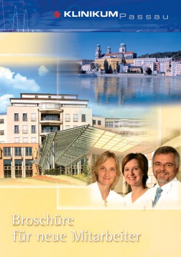 Broschüre für neue Mitarbeiter - Klinikum Passau