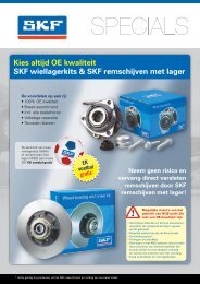 SKF Specials - Auto Distribution Benelux