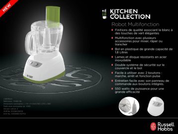 Russell Hobbs Robot multifonction Russell Hobbs Explore 19460-56 - fiche produit