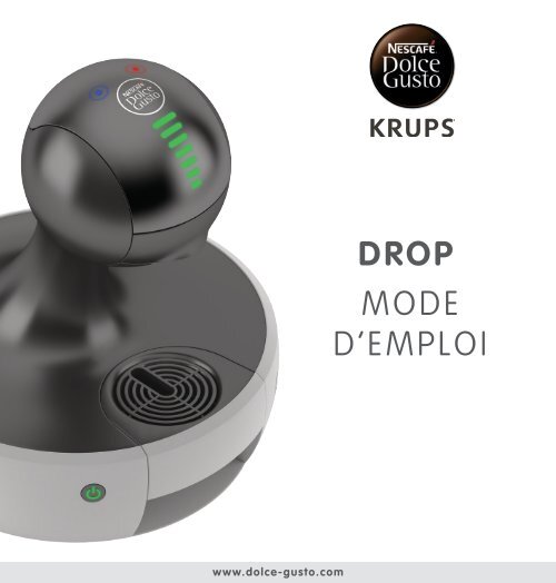 Krups Dolce Gusto Krups DROP YY2500FD Blanc/noir - notice