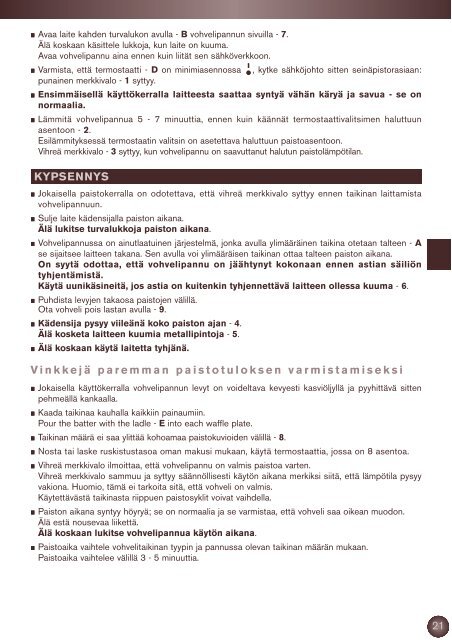 Krups Gaufrier YY8406 - mode d'emploi