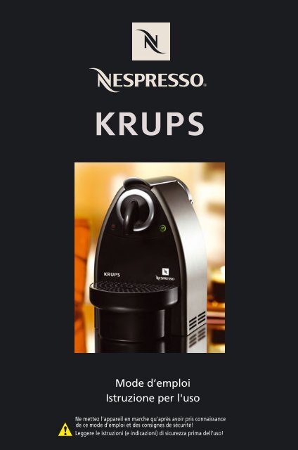 Krups XN2120 - mode d'emploi