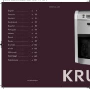 Krups KM8105 - mode d'emploi