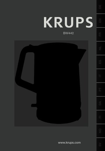 Krups Bouilloire Control Line BW442D - mode d'emploi