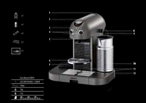 Krups Gran Maestria Titane YY1801FD - mode d'emploi