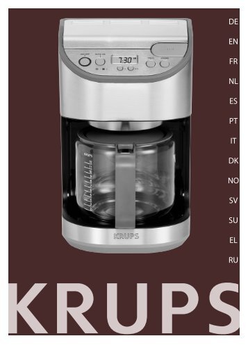 Krups CafetiÃ¨re KM5055 - mode d'emploi