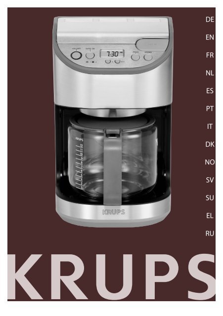 Krups Cafeti&egrave;re KM5055 - mode d'emploi