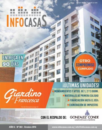 Revista Infocasas - Número 63 - Octubre 2016