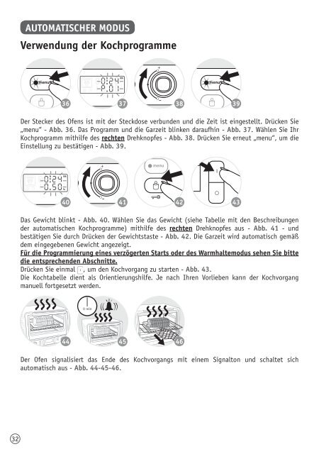 Moulinex Four Uno XL Electronic - OX678E00 - Modes d'emploi Four Uno XL Electronic Moulinex