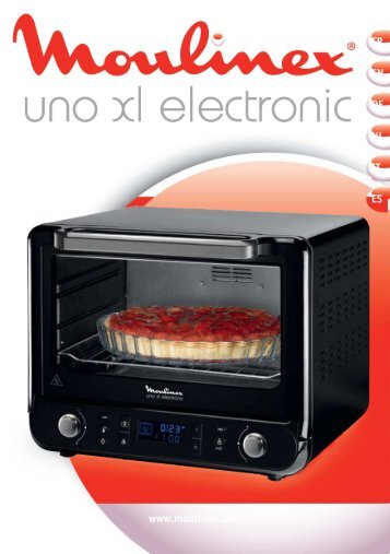 Moulinex four uno electronique xl 30 l noir/chrome - OX6778FR - Modes d'emploi four uno electronique xl 30 l noir/chrome Moulinex