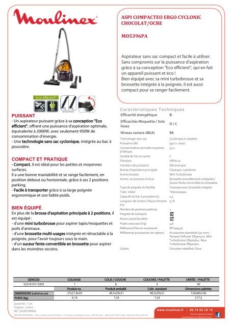 Kit Filtration Pour Aspirateur Moulinex Compacteo Ergo Cyclonic - Filtre HEPA | MT005401 | Changement Annuel