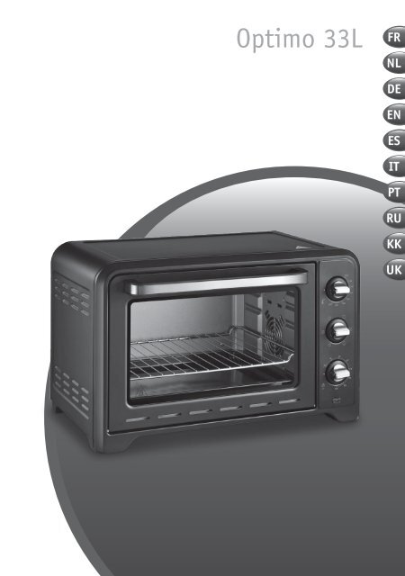 Moulinex OPTIMO 33L - OX464810 - Modes d'emploi OPTIMO 33L Moulinex