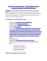 Vectorize Vector Packs review & SECRETS bonus of Vectorize Vector Packs