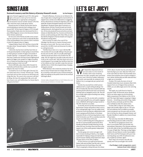 BeatRoute Magazine Alberta print e-edition - October 2016