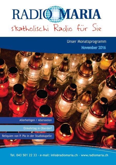 Radio Maria Schweiz - November 2016