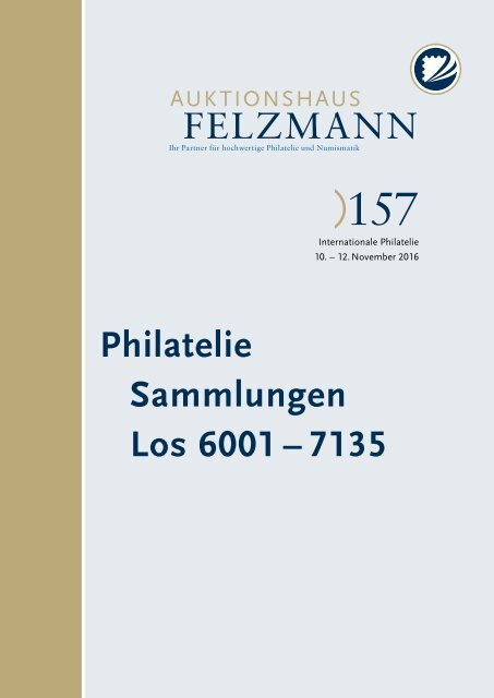 Auktion157 10 Philatelie Sammlungen