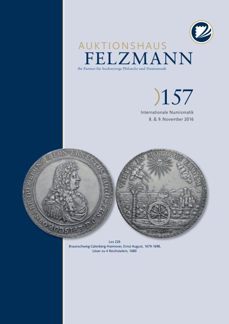 Auktion157-01-Numismatik-Cover