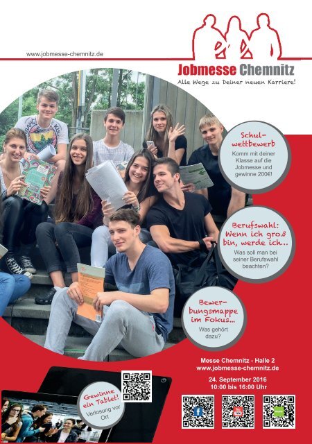 Jobmesse Chemnitz - Messezeitschrift Herbst 2016