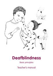 Deafblindness - Basic Principles - Teachers