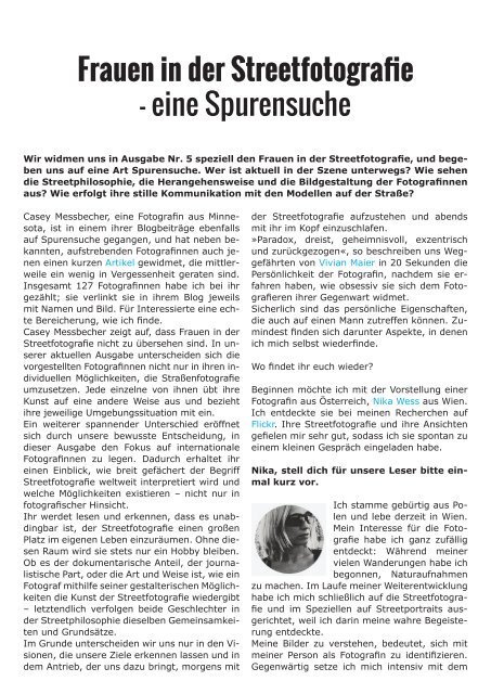 STREET - Das deutsche Streetfotografie Magazin #05