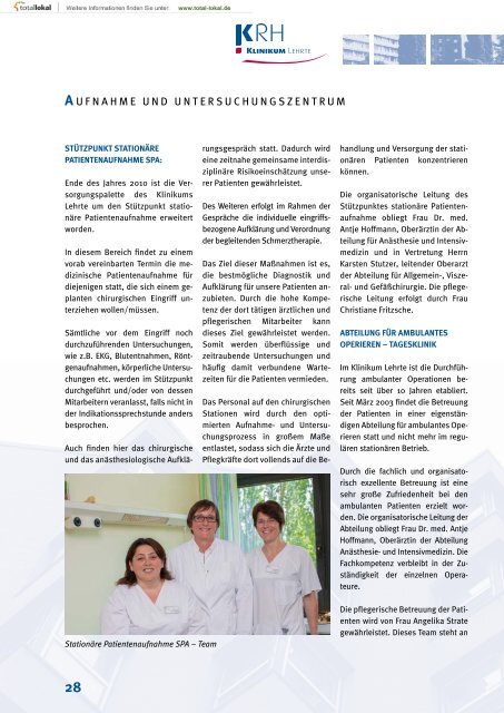 Patienteninformation - Klinikum Region Hannover GmbH