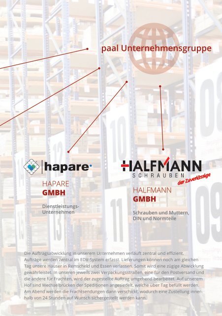 Halfmann Schrauben - Imagebroschüre 