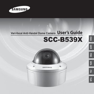 Samsung SCC-B5392P (SCC-B5392P ) - Manuel de l'utilisateur 18.52 MB, pdf, Anglais, FranÃ§ais, ALLEMAND, Italien, Espagnol, TURQUE