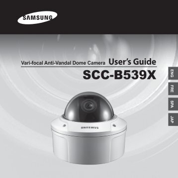 Samsung SCC-B5392P (SCC-B5392P ) - Manuel de l'utilisateur 16.51 MB, pdf, Anglais, FranÃ§ais, JAPONAIS, Espagnol