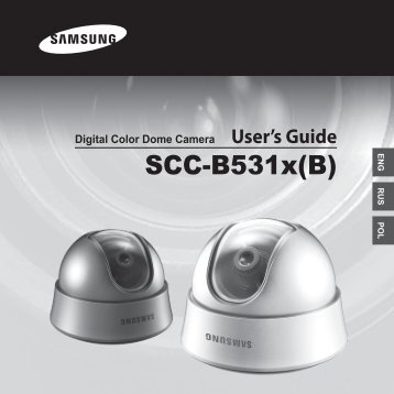 Samsung SCC-B5311P (SCC-B5311P ) - Manuel de l'utilisateur 7.03 MB, pdf, Anglais, POLONAIS, RUSSIE